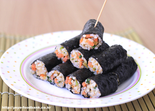 꼬마김밥 만들기