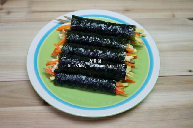 소풍도시락 꼬마 김밥 만들기