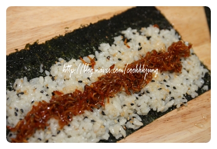 계란말이 멸치김밥