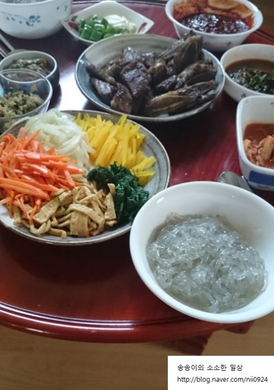 부산 깡통시장에서 파는 비빔당면 집에서 쉽게 만들어 먹기