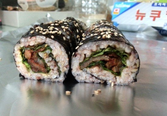 제육볶음 김밥 도시락