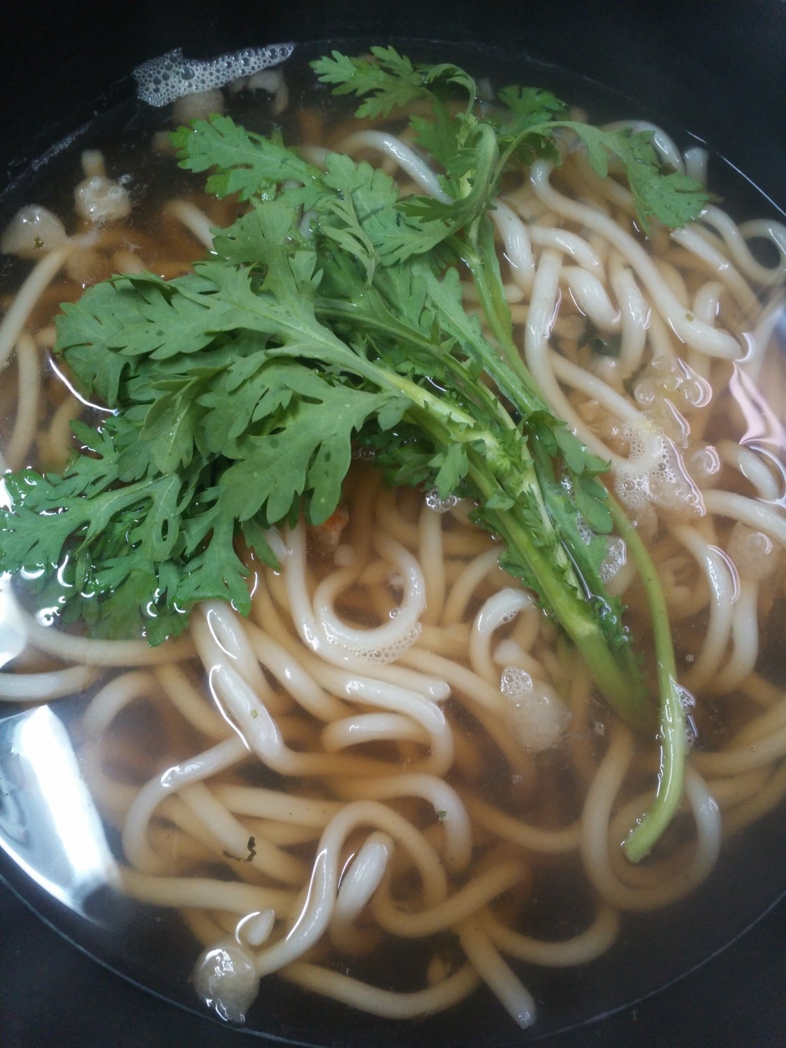 뜨끈한 김치우동 호로록