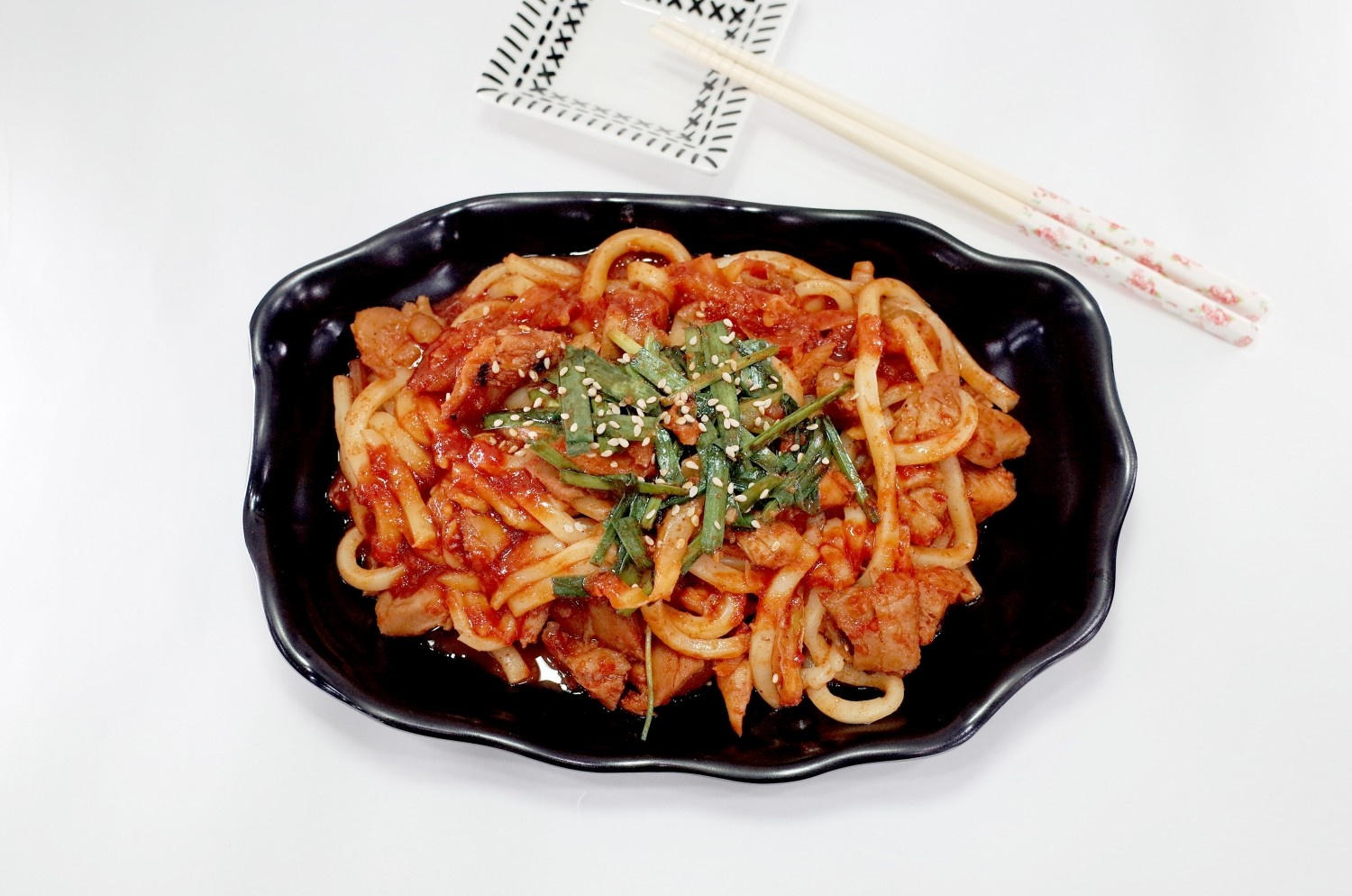 직화구이 불닭면
