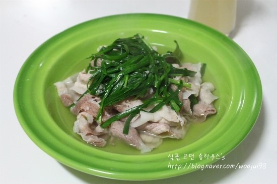 [다이어트] 대패 삼겸살 샤브샤브 # 칼로리 낮추기!!