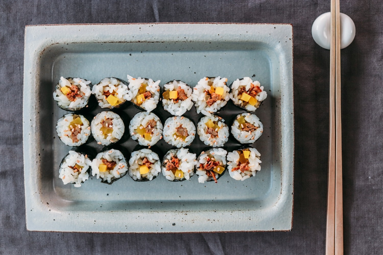 남은 반찬 활용하기 장조림 김밥 만들기