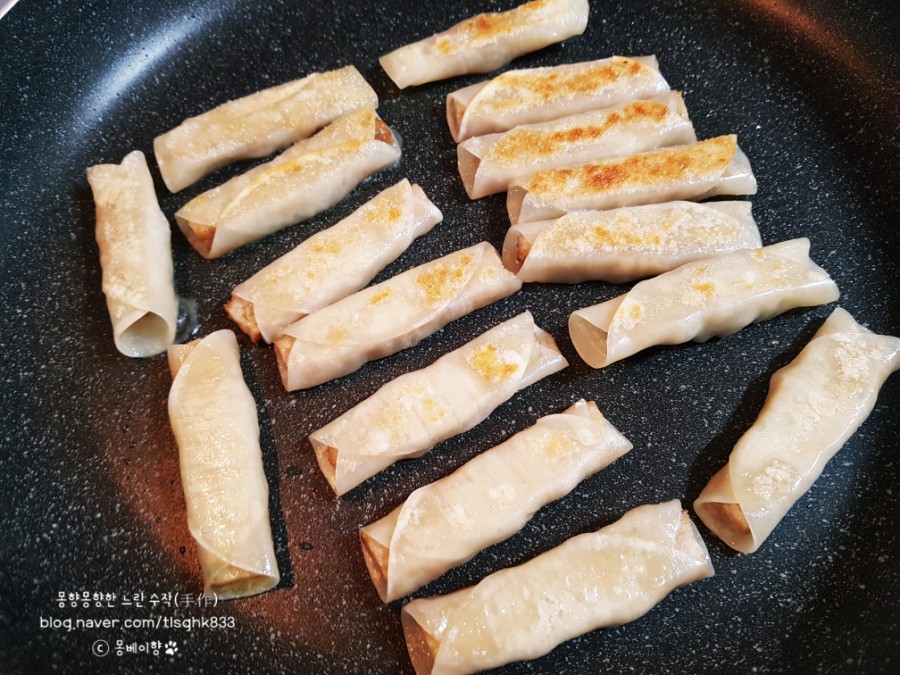 떡갈비 만두(갈비 만두): 초간단 요리, 간식,만두 만들기