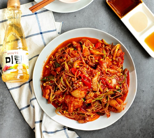 제철 음식 아귀를 이용한 매콤한 아귀찜 만들기