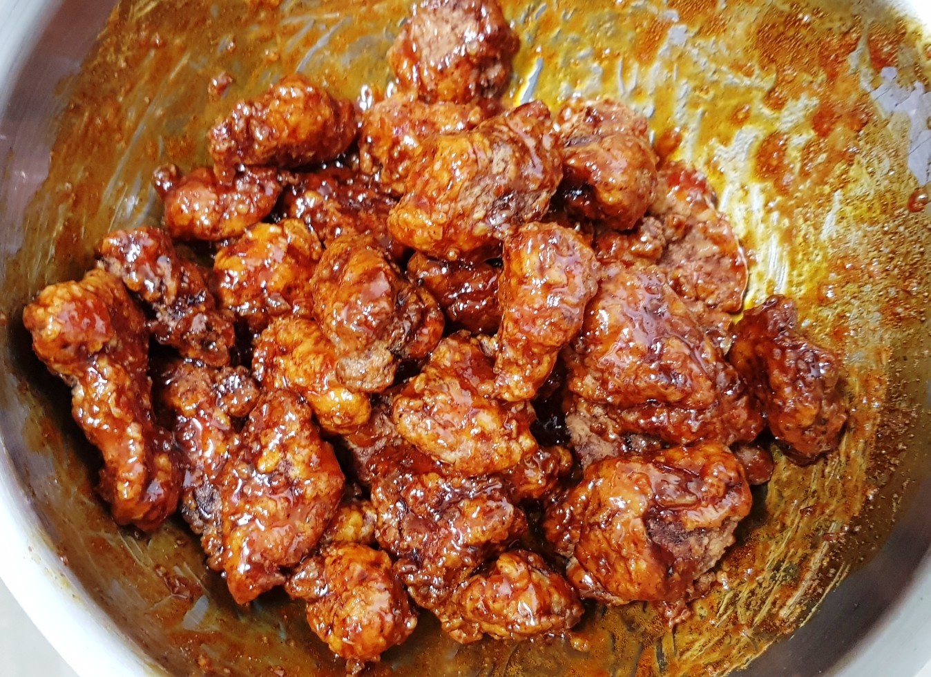 닭강정에 푹~ 빠져버린 아들